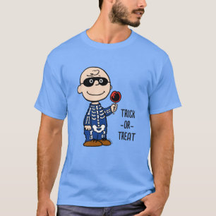 Peanuts   Skelett Charlie Brown T-Shirt