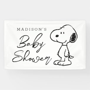 Peanuts Snoopy   Babydusche Banner