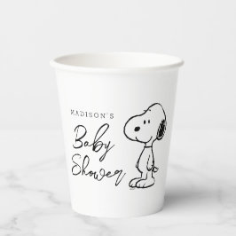 Peanuts Snoopy | Babydusche Pappbecher