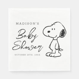 Peanuts Snoopy | Babydusche Serviette
