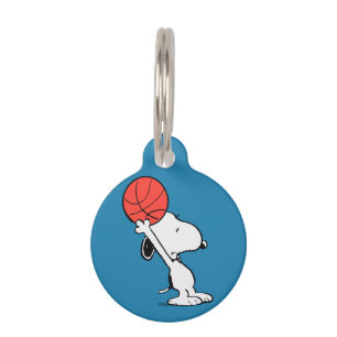 Peanuts   Snoopy Basketballkorb Wurf Haustiermarke