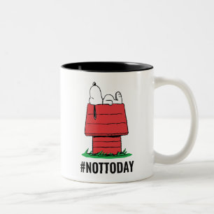 Peanuts Snoopy beim Nickerchen Zweifarbige Tasse