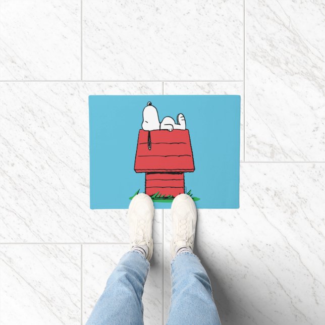 Peanuts | Snoopy beim Schlafen Fußmatte (Indoor)