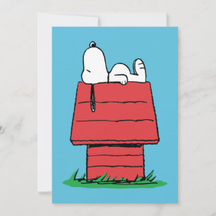 Peanuts Snoopy beim Schlafen Karte