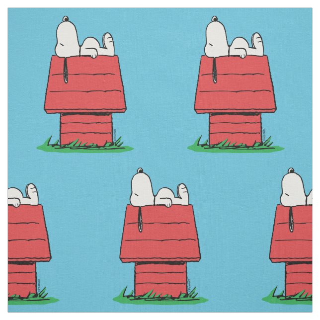 Peanuts | Snoopy beim Schlafen Stoff (Muster)