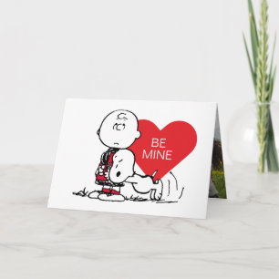 Peanuts   Snoopy & Charlie Brown Valentinstag Feiertagskarte