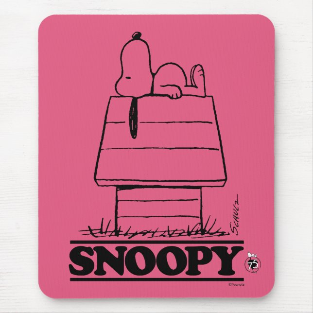 Peanuts | Snoopy Das Geheimnis des Lebens Mousepad (Vorne)
