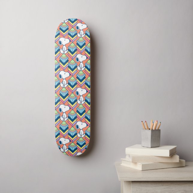 Peanuts | Snoopy Deco Dreams Muster Skateboard (Wandkunst)
