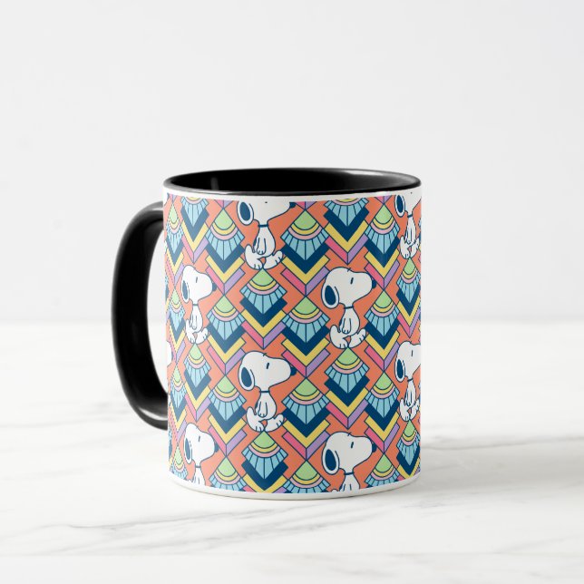 Peanuts | Snoopy Deco Dreams Muster Tasse (Vorderseite Links)