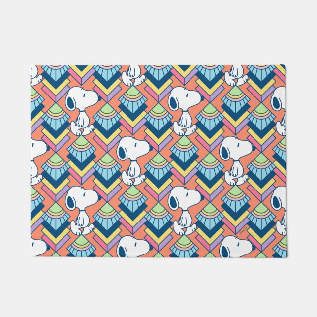 Peanuts | Snoopy Deco Träume Muster Fußmatte (Vorderseite)