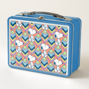 Peanuts   Snoopy Deco Träume Muster Metall Brotdose