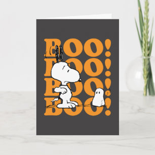 Peanuts Snoopy & die Boos Feiertagskarte