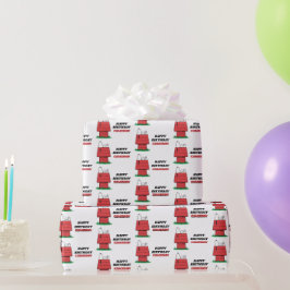 Peanuts Snoopy Dog House Birthday Wrapping Paper Geschenkpapier