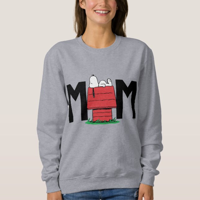Peanuts Snoopy Dog House | Ich bin die Mama Sweatshirt (Vorderseite)