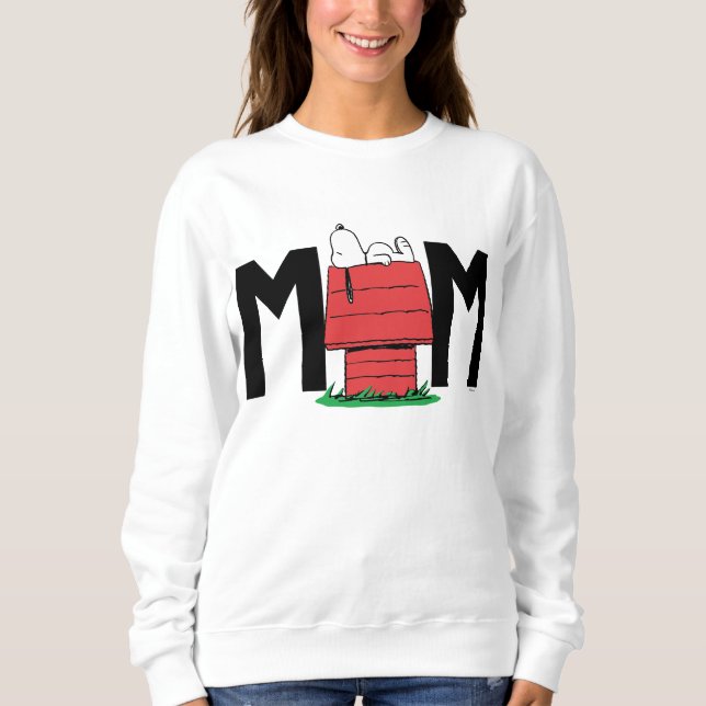 Peanuts Snoopy Dog House | Ich bin die Mama Sweatshirt (Vorderseite)