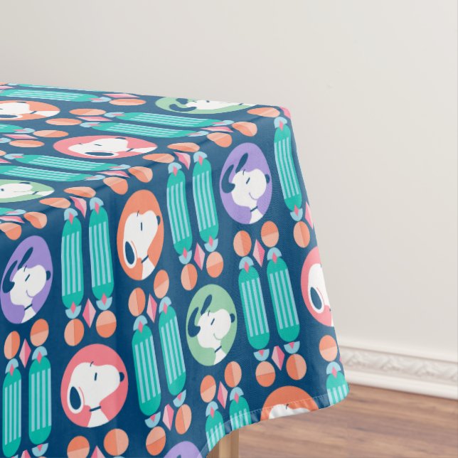 Peanuts | Snoopy Dunkelblau Deco Dreams Muster Tischdecke (Beispiel)