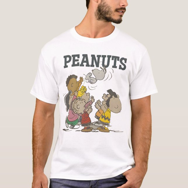 Peanuts Snoopy & Friends - Gemeinsam ist besseres  T-Shirt (Vorderseite)