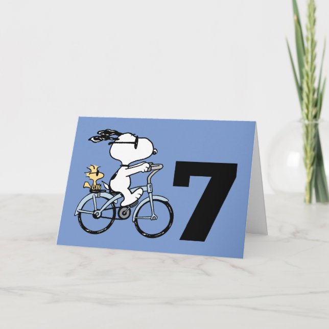 PEANUTS | Snoopy Happy Birthday Karte (Vorderseite)