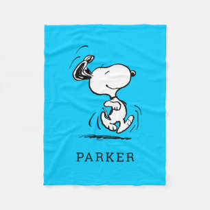 Peanuts Snoopy Happy Dance Fleece-Decke Fleecedecke