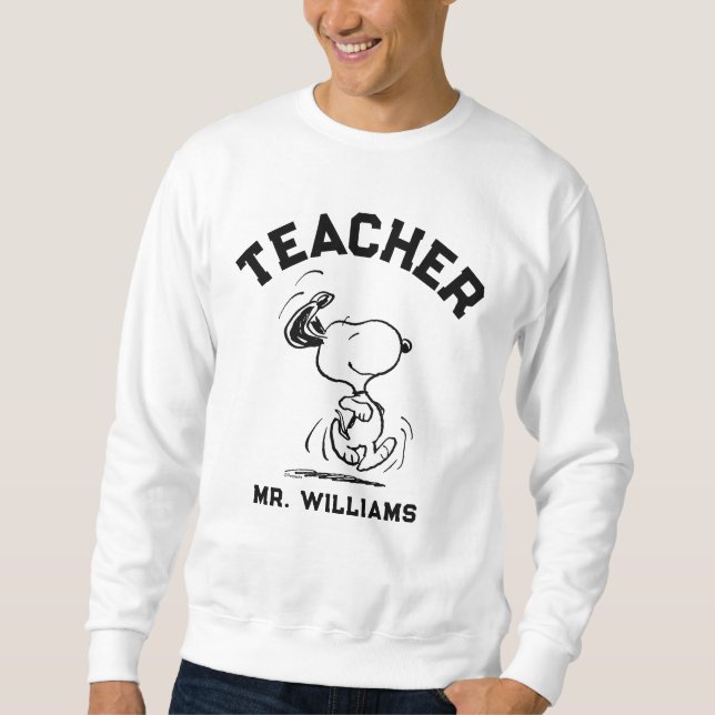 Peanuts | Snoopy Happy Dance Teacher Sweatshirt (Vorderseite)