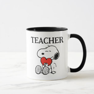 Peanuts   Snoopy Heart Hug Teacher Tasse