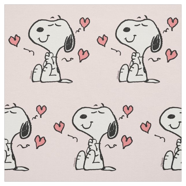 Peanuts | Snoopy Hearts Stoff (Muster)
