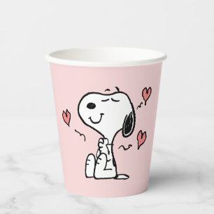 Peanuts Snoopy Herzen Pappbecher