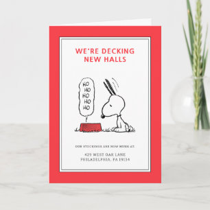 Peanuts   Snoopy Ho Ho Ho Futterschüssel Feiertagskarte