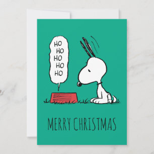 Peanuts   Snoopy Ho Ho Ho Futterschüssel Feiertagskarte