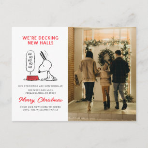 Peanuts   Snoopy Ho Ho Ho Futterschüssel Feiertagspostkarte