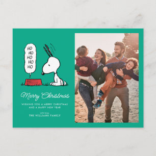 Peanuts   Snoopy Ho Ho Ho Futterschüssel Feiertagspostkarte