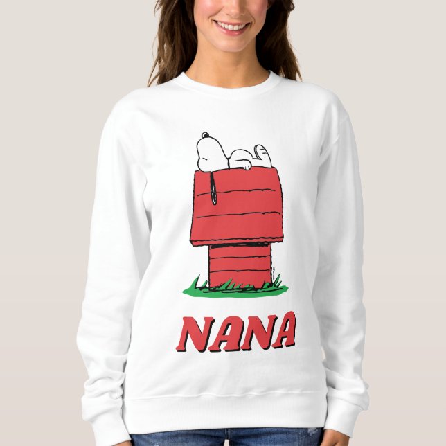 Peanuts Snoopy Hundehaus Geburtstags-Sweatshirt Sweatshirt (Vorderseite)