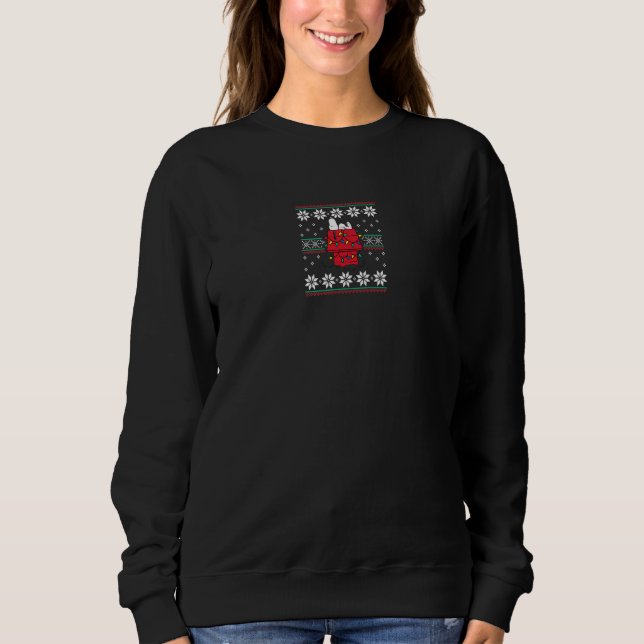 Peanuts - Snoopy Hundehütte hässlicher Pullover (Vorderseite)