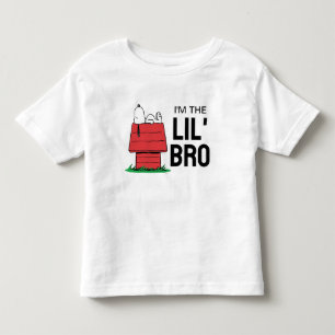 Peanuts Snoopy Hundehütte   Ich bin der kleine Bru Kleinkind T-shirt