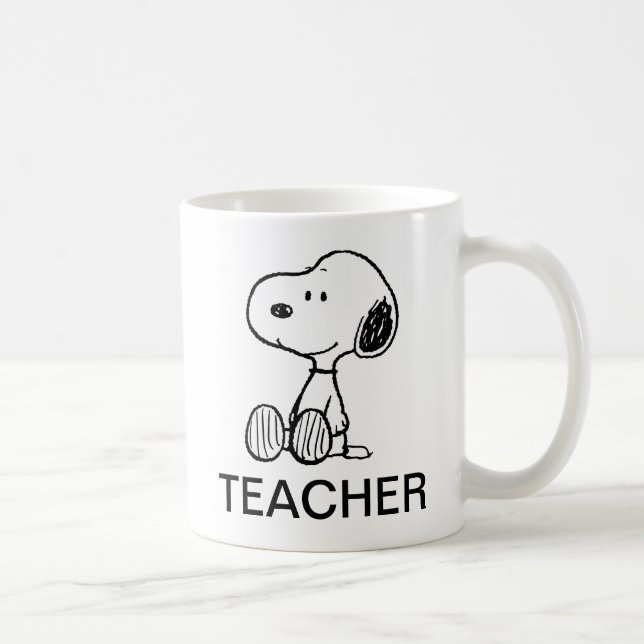 PEANUTS | Snoopy Lehrer Kaffeetasse (Rechts)