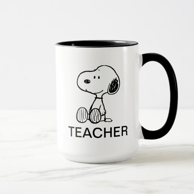 PEANUTS | Snoopy Lehrer Tasse (Rechts)