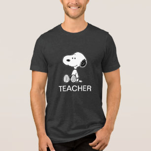 PEANUTS   Snoopy Lehrer Tri-Blend Shirt