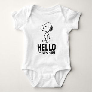 Peanuts Snoopy    'm New Here Baby Strampler