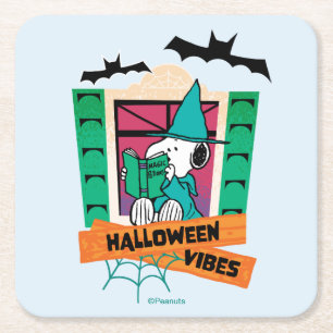 Peanuts Snoopy Magische Tränke Halloween Rechteckiger Pappuntersetzer