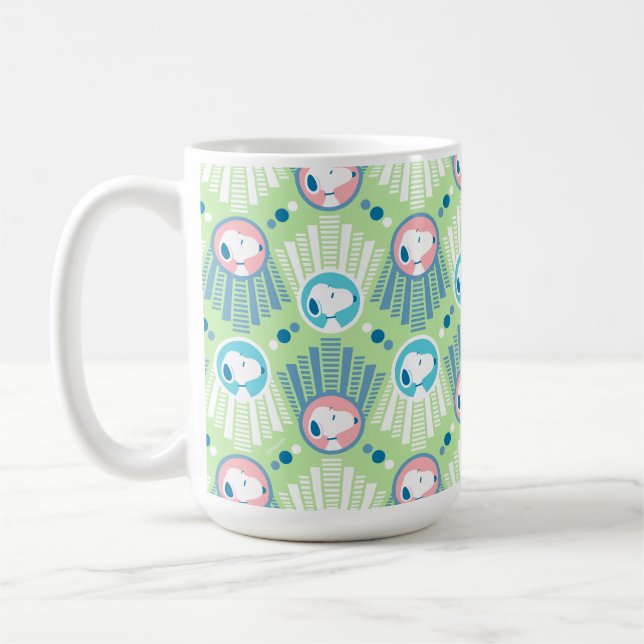 Peanuts | Snoopy Mintgrün Deco Dreams Muster Kaffeetasse (Links)
