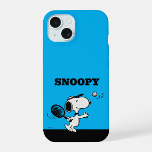 Peanuts Snoopy spielt Tennis iPhone 15 Hülle