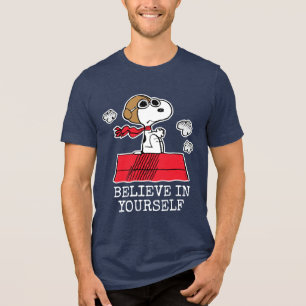 Peanuts Snoopy the Flying Ace Tri-Blend Shirt