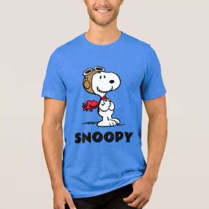 Peanuts   Snoopy The Flying Ace Tri-Blend Shirt