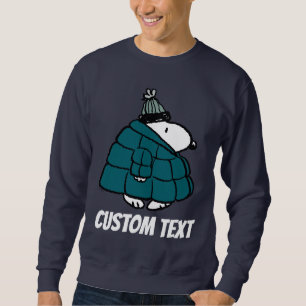 Peanuts Snoopy Winter Puffer Jacke Sweatshirt