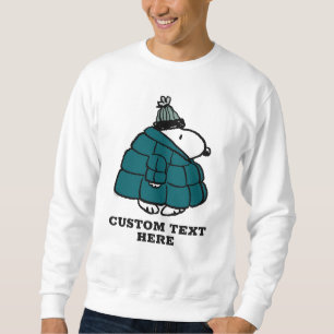 Peanuts Snoopy Winter Puffer Jacke Sweatshirt