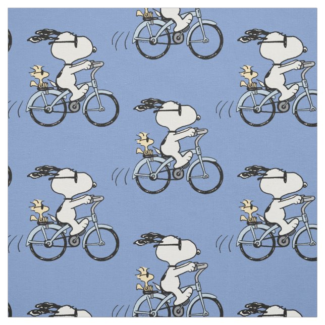 Peanuts | Snoopy & Woodstock Bicycle Stoff (Muster)