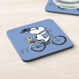 Peanuts Snoopy & Woodstock Fahrrad Getränkeuntersetzer