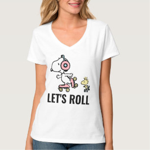 PEANUTS Snoopy & Woodstock Lasst uns fortfahre T-Shirt