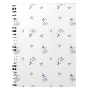 Peanuts   Snoopy & Woodstock Laughing Pattern Notizblock