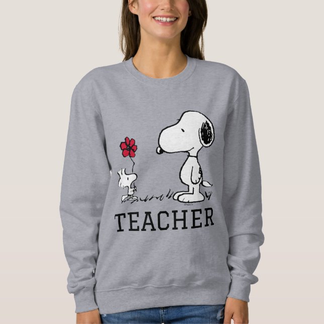 PEANUTS | Snoopy & Woodstock Lehrer Sweatshirt (Vorderseite)